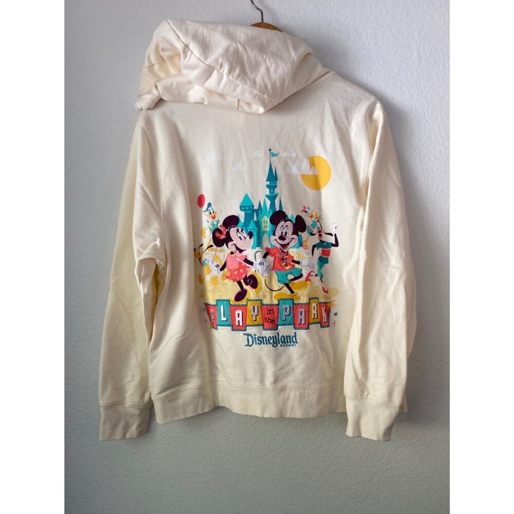 Disney World Parks Minnie & Friends Play in the Park Women Large Full Zip Hoodie